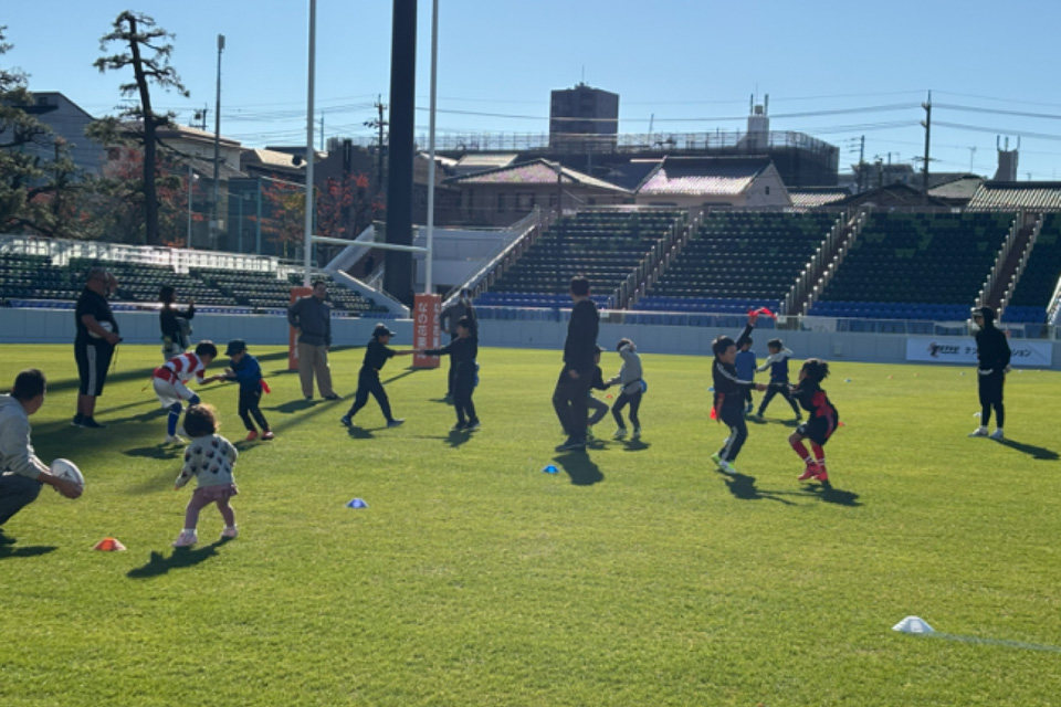 小学生親子ラグビー教室