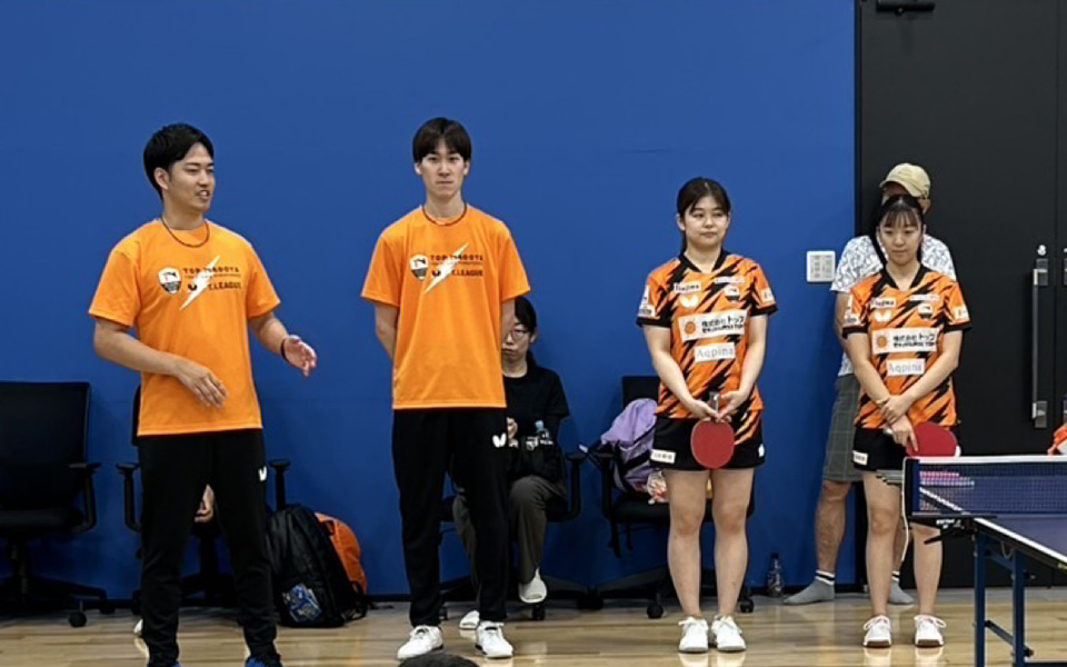 トップおとめピンポンズの参加メンバー