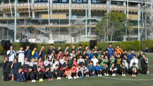 高橋尚子さんの指導によるランニングクリニックの様子