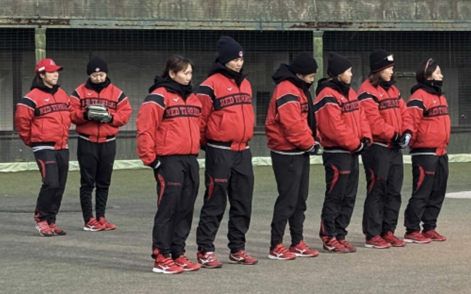 ソフトボール教室の様子