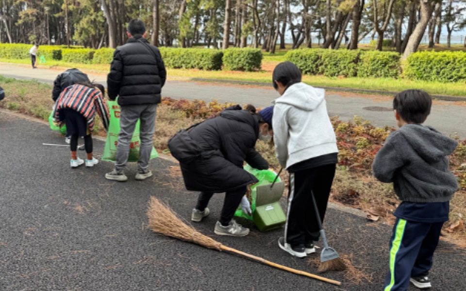 清掃活動の様子