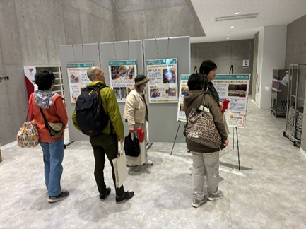 ボランティア紹介パネル展示の様子