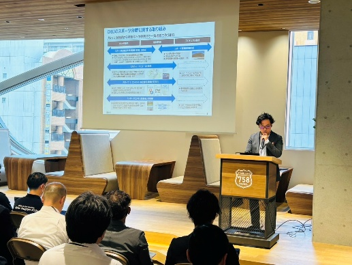 株式会社日本政策投資銀行の川口様による講演の様子